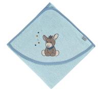 Sterntaler - Kid's Kapuzenbadetuch - Serviette de plage - 100 x 100 cm - eisblau / emmi