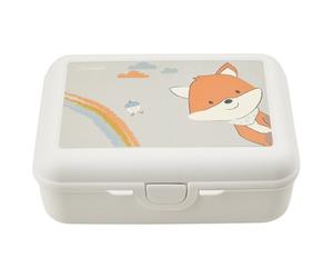 Sterntaler - Kid's Kinderbrotdose mit Print - Conservation de la nourriture - One Size - lichtgrau / filou