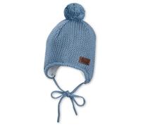 Sterntaler - Kid's Knitted Beanie Pompom - Bonnet - 39 cm - blau