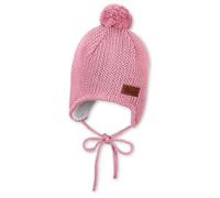 Sterntaler - Kid's Knitted Beanie Pompom - Bonnet - 47 cm - mattrosa