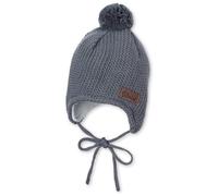 Sterntaler - Kid's Knitted Beanie Pompom - Bonnet - 51 cm - mittelgrau