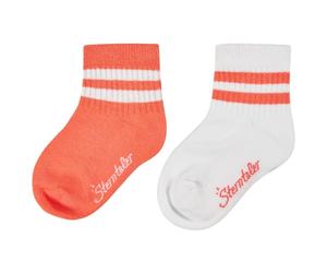 Sterntaler - Kid's Kurz-Socken DP Coolmax Rippe - Chaussettes multifonctions - EU 19-22 - leuchtorange