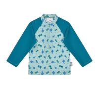 Sterntaler - Kid's Long-Sleeve Swim Shirt Dino - Lycra - 92 - eisgrün