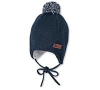 Sterntaler - Kid's OCS Knitted Beanie Pompom - Bonnet - 39 cm - marine