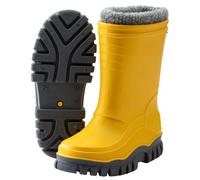 Sterntaler Garçon Unisex Kinder Bottes en Caoutchouc Unisexes pour Enfant avec Chausson intérieur Amovible Pluie, Jaune Mat, 23 EU