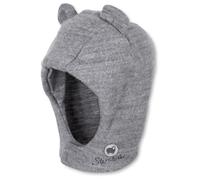 Sterntaler - Kid's Scarf Hat Wool with Ears - Bonnet - 47 cm - silber melange