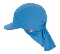 Sterntaler - Kid's Schirmmütze mit Nackenschutz Uni - Casquette - 55 cm - velvet blue