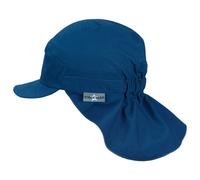 Sterntaler - Kid's Schirmmütze mit Nackenschutz Uni - Casquette - 57 cm - blue