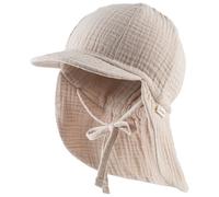 Sterntaler - Kid's Schirmmütze Nacken Musselin Bindeband - Casquette - 49 cm - beige