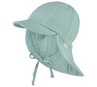 Sterntaler - Kid's Schirmmütze Nacken Musselin Bindeband - Casquette - 49 cm - helltürkis