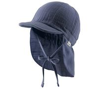 Sterntaler - Kid's Schirmmütze Nacken Uni Cotton - Casquette - 47 cm - blau