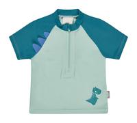 Sterntaler - Kid's Short-Sleeve Swim Shirt Dino - Lycra - 92 - eisgrün