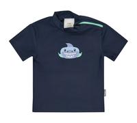 Sterntaler - Kid's Short-Sleeve Swim Shirt Shark - Lycra - 104 - marine