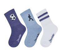 Sterntaler - Kid's Socks 3-Pack - Chaussettes multifonctions - EU 17-18 - tintenblau / sport