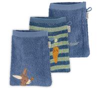 Sterntaler - Kid's Waschlappen 3-Pack - Serviette de plage - One Size - mittelblau / emmilius