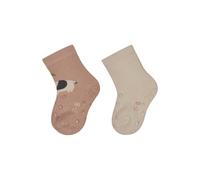 Sterntaler Krabbelsocken Elefant Chaussettes d'éveil en ABS DP éléphant, Taupe, 20 Mixte bébé