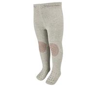 Sterntaler Krabbelstrumpfhose UNI, Collants Bébé fille, Argenté (Silber Mélange 542), 6-9 M (Taille Fabricant: 74)
