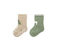 Sterntaler Lot de 2 paires de chaussettes de Noël en ABS, beige, 18 EU