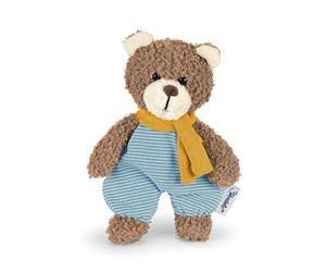 Sterntaler Mini Animal de Jeu Ours Ben, Hochet Intégré, pour Bébés Dès la Naissance, 17 cm
