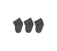Sterntaler Mixte bébé Chaussettes, Gris (Anthracite/Gris/Blanc 592), 0 mois