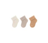 Sterntaler Mixte Bébé Erstlingssocken 3er Lot De 3 Paires Chaussettes Unies, Sable, 0 Mois EU