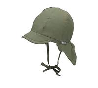 Sterntaler Schirmmütze m. Nackenschutz 1511410 Chapeau pour Temps Froid, dunkelgrün, 45 Unisex Baby