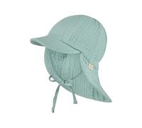 Sterntaler Mixte Bébé Schirmmütze Nackens. Musselin Chapeau De Soleil, Turquoise Clair., 49 EU