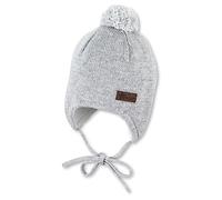 Sterntaler Bonnet en Tricot, Argent Mel, 43 Mixte bébé