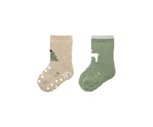 Sterntaler Mixte Enfant Chaussettes D'éveil En ABS DP Noël, Beige, 18 EU