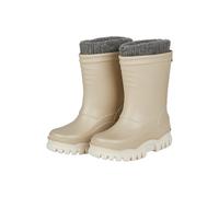 Sterntaler Mixte Enfant Kinder Gummistiefel Einfarbig, Gefüttert, Beige, 23 EU