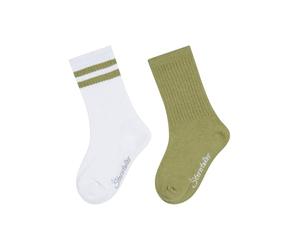 Sterntaler Mixte Socken Lang Active DP Coolmax Chaussettes Longues, Vert Mousse, 19-22 EU