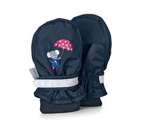 Sterntaler Moufles Déperlantes avec Motif Dameuse, Âge 12-18 mois, Taille 1, Bleu Marine