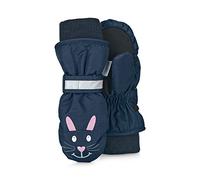 Sterntaler Moufles Imperméables avec Design Visage de Lapin, Âge 12-18 mois, Taille 1, Bleu Marine