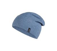 Sterntaler OCS Beanie Melange - Bonnet Doux en Jersey Simple (Bio) - Unisexe - avec Cache-Oreilles - Bonnet de Transition pour bébé et Enfant à Nouer - Dès la Naissance, Encre Bleue. Mélange, 49