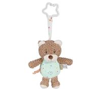 Sterntaler Ours BO - Jouet à Suspendre - Jouet en Peluche Douce - Anneau de Fixation en Forme d'étoile - 28 × 14 × 7 cm - Marron Clair