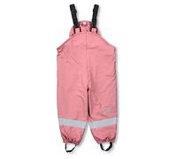 Sterntaler Pantalon de Pluie Unisexe pour Enfant - avec Bretelles - Imperméable avec Bouton Pression et Coutures soudées - Rose, Rose, 4 Ans