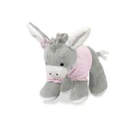 Sterntaler Peluche Emmi Girl pour Bébé dès la Naissance, 20 cm, Rose/Gris