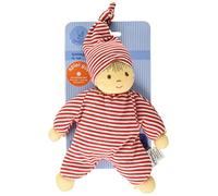 Sterntaler Poupée Heiko, Hochet Intégré, Pour Bébé dès la naissance, 23 cm, Rouge/Blanc