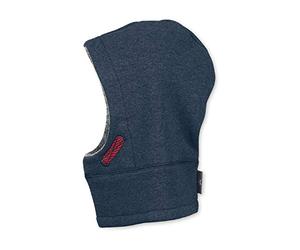Sterntaler Schalmütze Cagoule Unisexe avec Doublure Intérieure, Se porte comme Écharpe ou un Chapeau, Âge : 12-18 mois, Taille : 49 cm, Bleu Marine