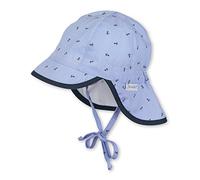 Sterntaler Schirmmütze M. Nackenschutz Bonnet, Bleu (Himmel 325), 51 Bébé garçon