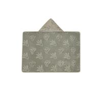 Sterntaler Serviette de Bain à Capuche pour bébé 100 x 70 cm Lion Léo - Serviette de Bain rectangulaire en Coton Doux et Absorbant - Jolie Broderie sur la Capuche - Ocre