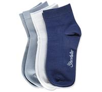 Sterntaler Sneaker-Söckchen 3er-Pack Bambus, Des chaussettes Bébé garçon, blau, 22