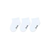 Sterntaler Sneaker Söckchen 3er Pack, bas d'enfant Mixte bébé, weiss, 18
