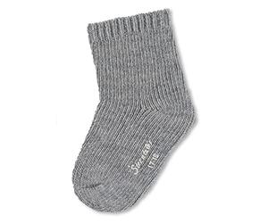 Sterntaler Söckchen uni Wolle, bas d'enfant Mixte bébé, silber melange, 18