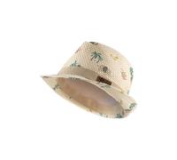 Sterntaler Strohhut Ripsband Bedruckt mit Safari Tieren Chapeau, Sable, 55 Garçon
