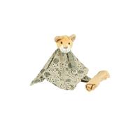 Sterntaler Träumli Ensemble Lion Léo - Doudou en polaire avec attache tétine - Anneau en silicone et fermeture Velcro pour fixer la tétine - Chiffon en mousseline - Cadeau dès la naissance - Gris