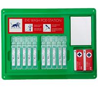 Steroplast Station de nettoyage pour yeux avec miroir, 2 cotons et 10 pipettes