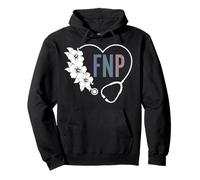 Stéthoscope à Fleurs pour Famille infirmière praticienne FNP Précepteur Sweat à Capuche