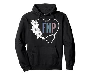 Stéthoscope à Fleurs pour Famille infirmière praticienne FNP Précepteur Sweat à Capuche