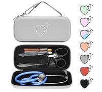 Stethoscope Case for 3M Littmann Classic III, Lightweight II S.E, MDF Acoustica Deluxe, Cardiology IV Stethoscopes -Extra Room for Medical Scissors Reflex Hammer Penlight, Ideal Gift for Nurse Doctor